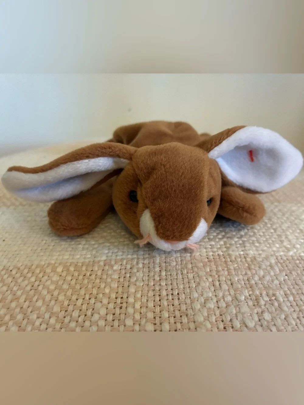 Ty Beanie Babies - “Ears” the Brown Bunny - 90s vintage collectible with tags